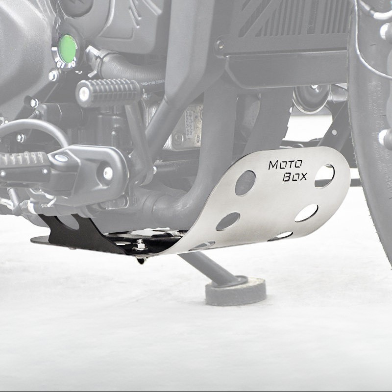 Stainless steel engine skid plate for 450 CL-C