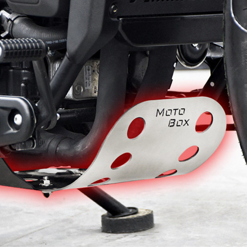 Stainless steel engine skid plate for 450 CL-C