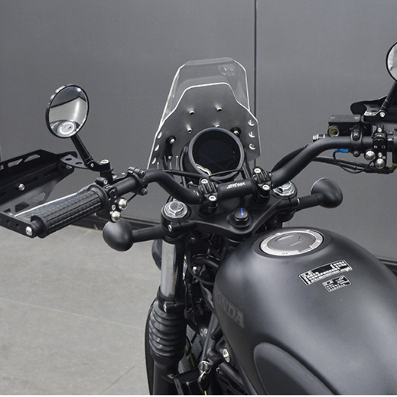 Aluminum flyscreen with plexiglass windshield for Honda CL500