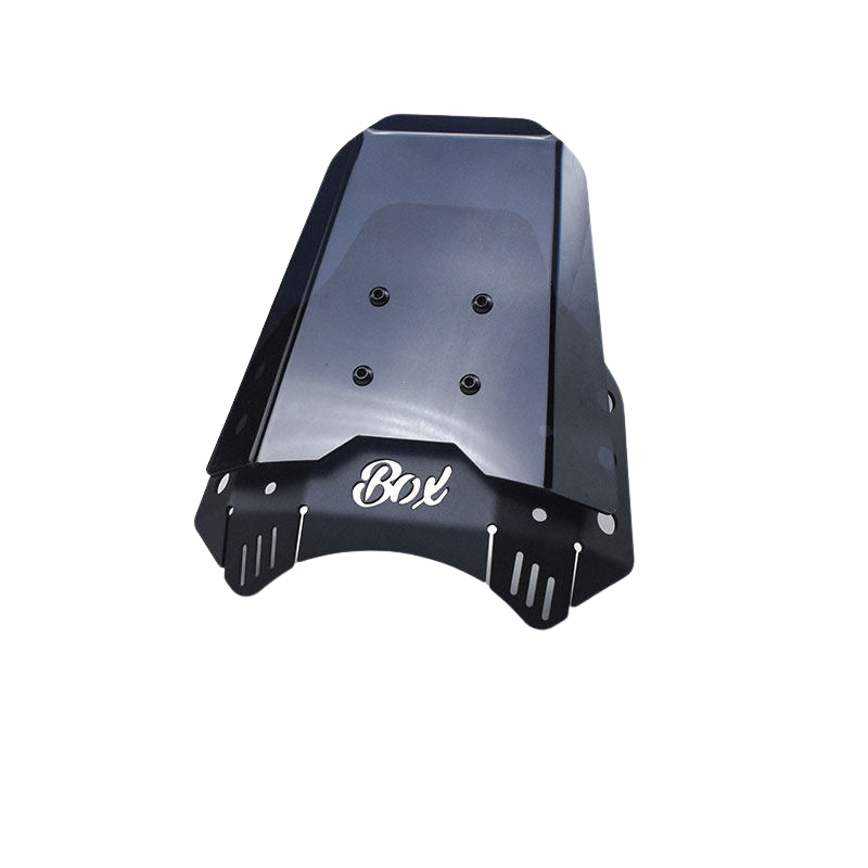 Aluminum flyscreen with plexiglass windshield for Honda CL500