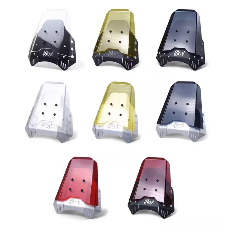 Aluminum flyscreen with plexiglass windshield for Honda CL500