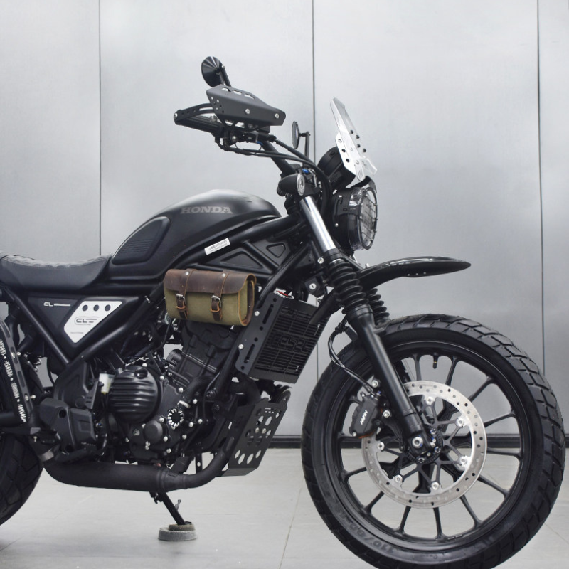 Aluminum flyscreen with plexiglass windshield for Honda CL500