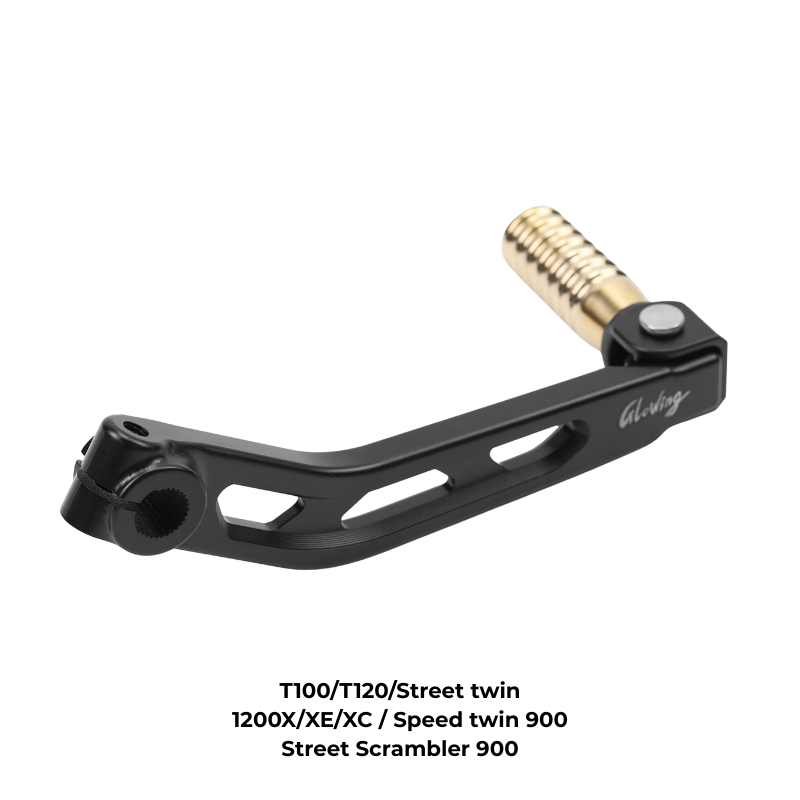 Triumph Classic & Scrambler gear shift lever – brass tip