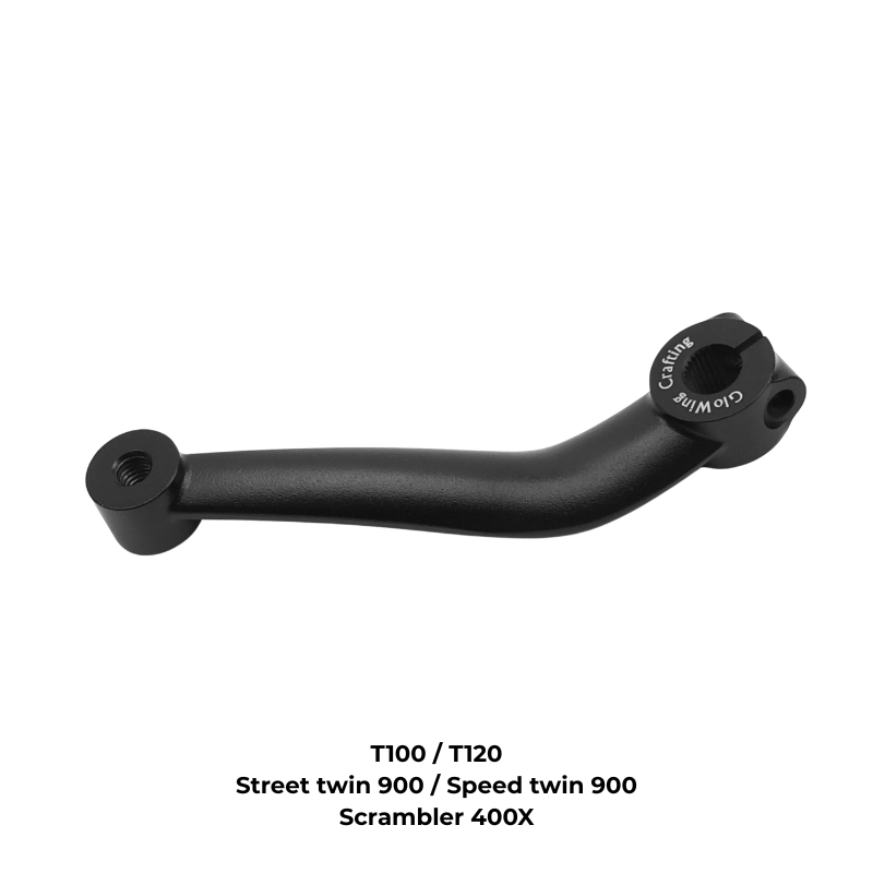 Triumph Classic & Scrambler gear shift lever – brass tip