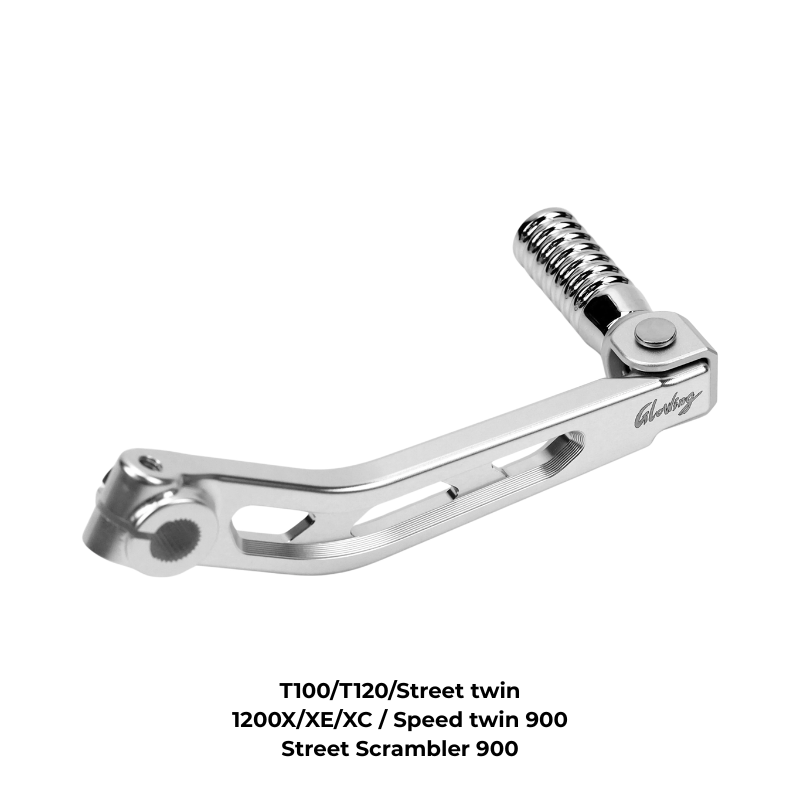 Triumph Classic & Scrambler gear shift lever – brass tip