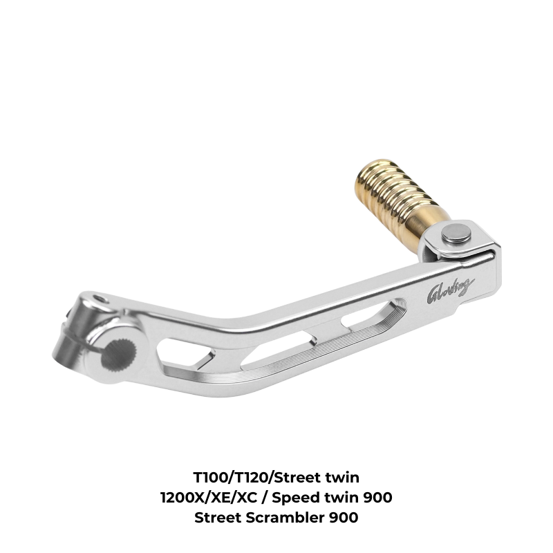 Triumph Classic & Scrambler gear shift lever – brass tip