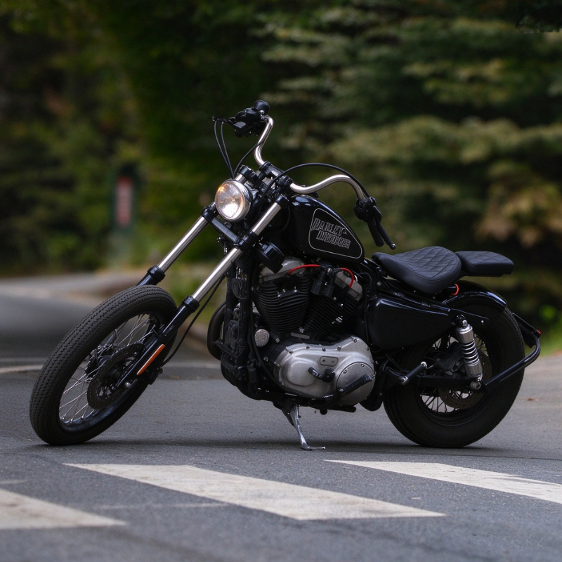 Rider Seat + 3‑in‑1 Passenger Kit — Harley-Davidson Sportster