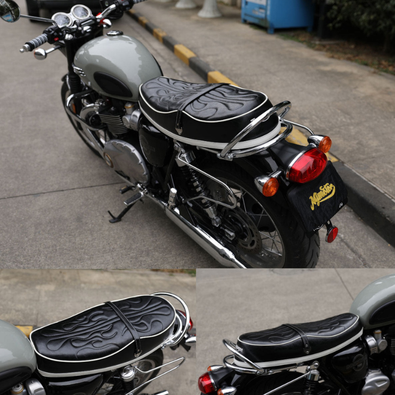 Vintage leather seat for Classic 2016+ (T100/T120/Street Twin/Street Scrambler)