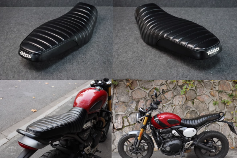 Triumph Speed 400 Scrambler 400X black  seat
