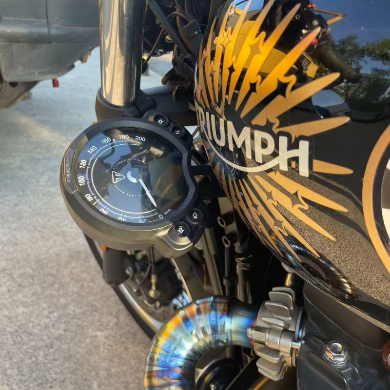 Side speedometer bracket for Triumph Bonneville Bobber