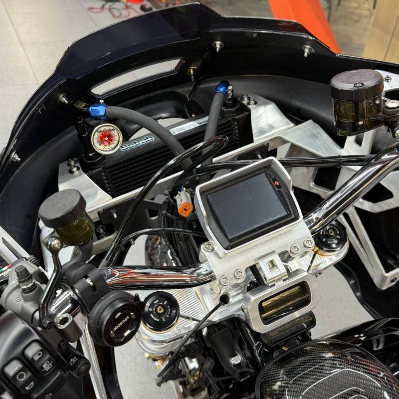 Low Rider ST aluminum fairing bracket