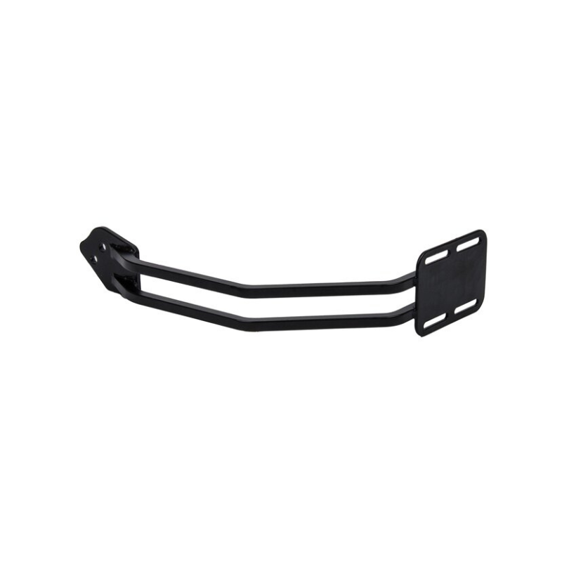 Black rear license plate holder for Softail M8