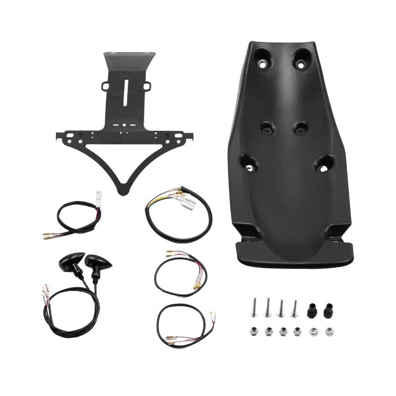 Short plate holder with LED turn signals for Scrambler 1200 XC/XE/X