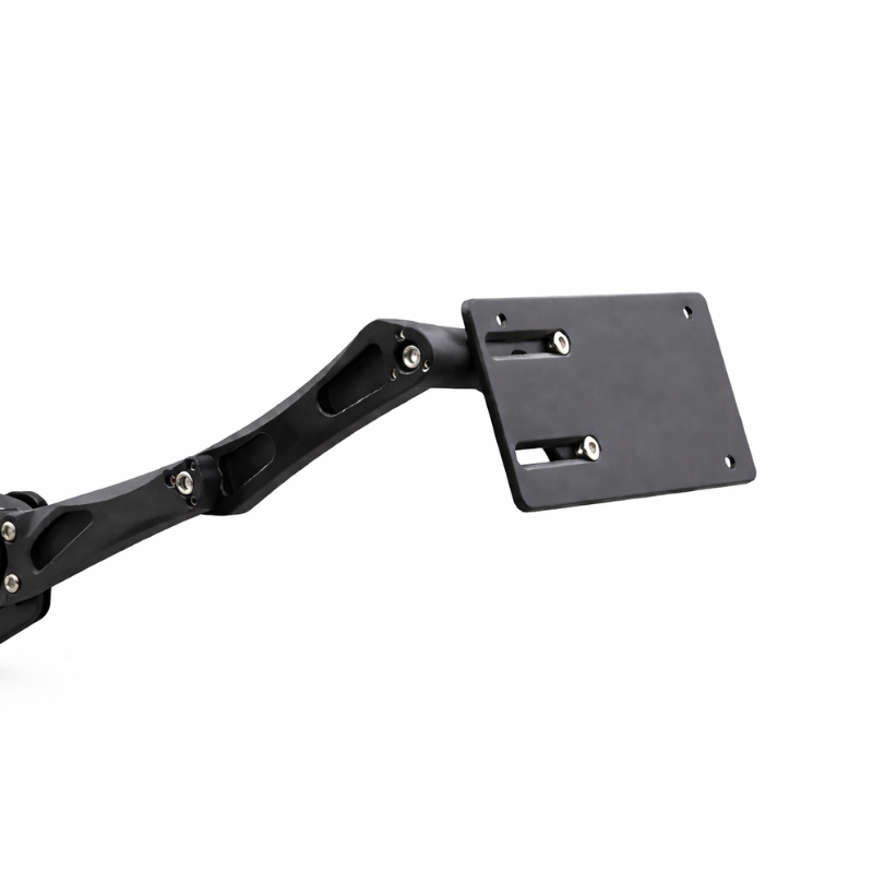 Adjustable license plate holder for Softail M8