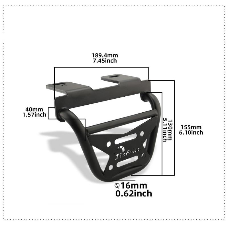 Side saddlebag rack for Ducati Scrambler 800 (2024–2026)