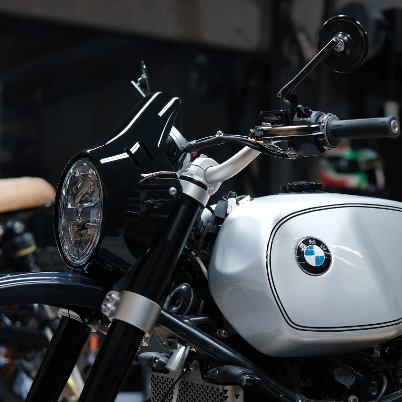 Black GS-Style Head Fairing (Raw)