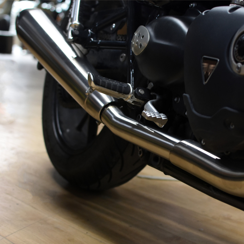 X‑Pipe de‑cat for Speed Twin 1200 / Thruxton 1200