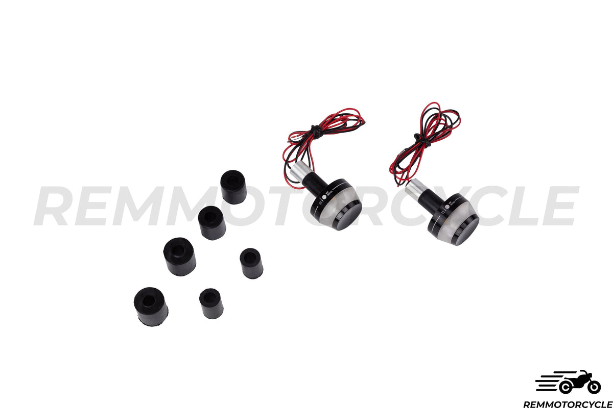 Turn signal handlebar end MOTO