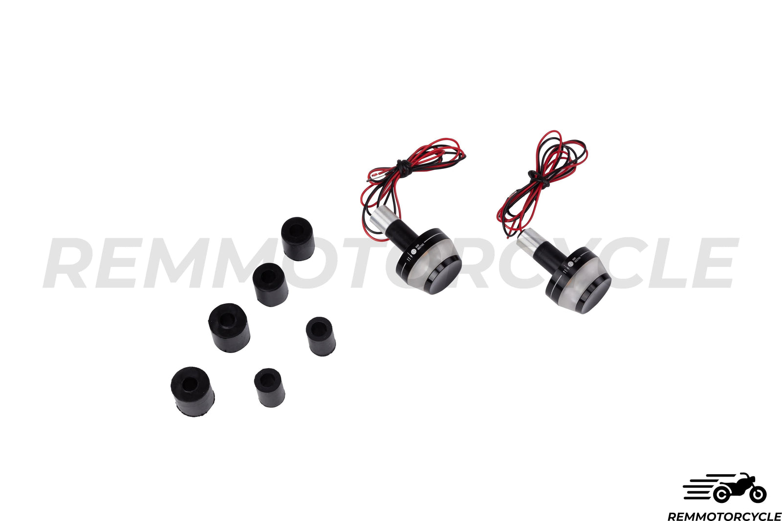 Turn signal handlebar end MOTO