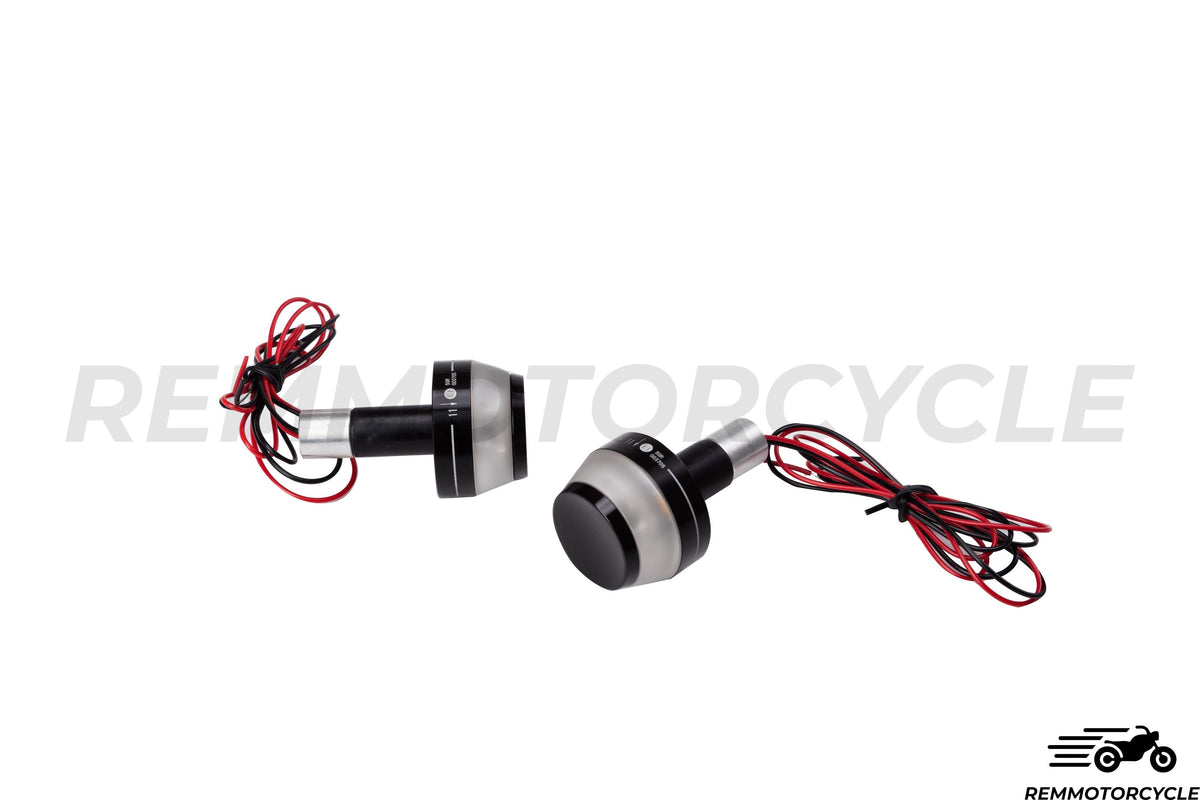 Turn signal handlebar end MOTO