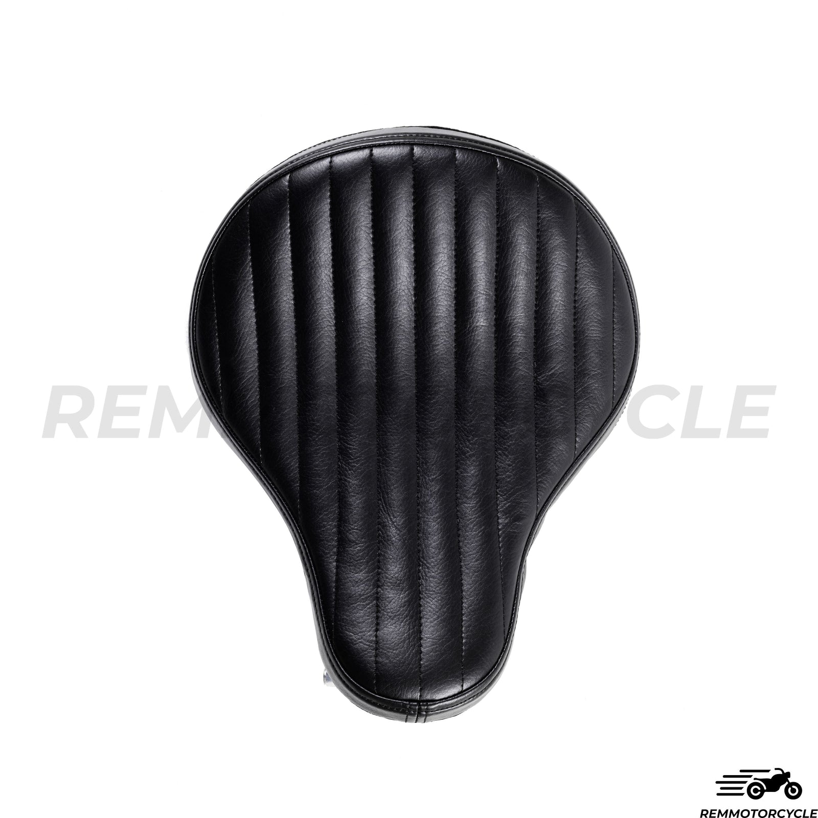 Solo seat Leather Black Bobber Chopper With Support 883N 1200c X48 72