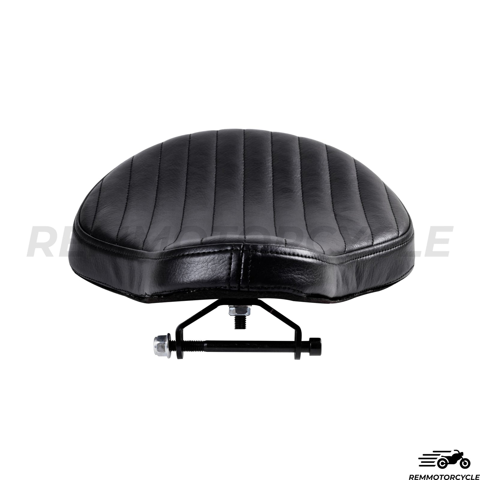 Solo seat Leather Black Bobber Chopper With Support 883N 1200c X48 72