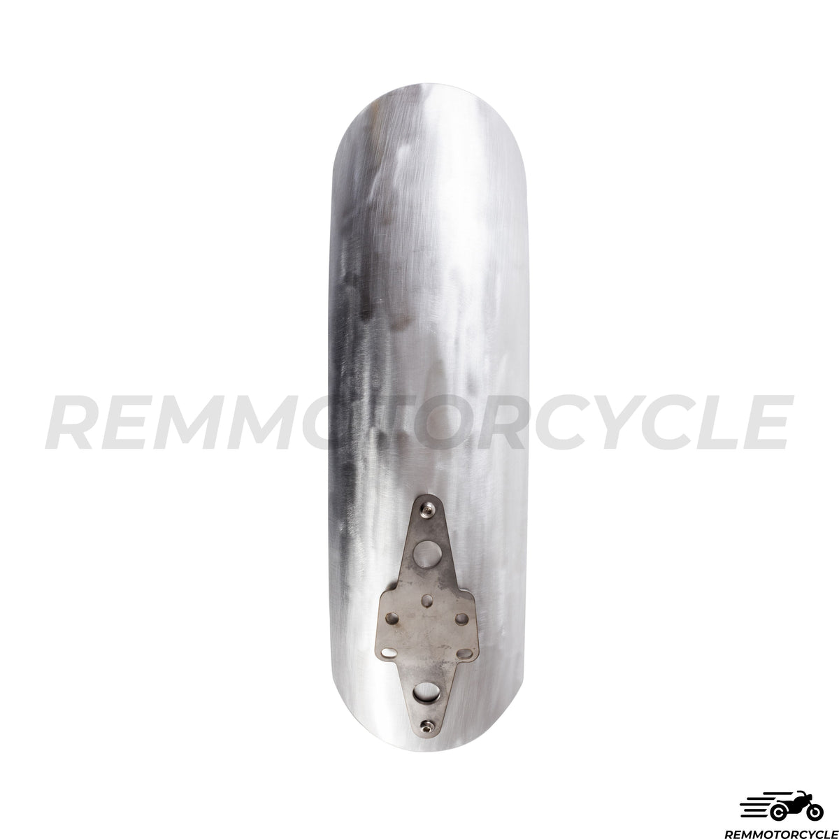 Front Fender for TRIUMPH Bonneville Scrambler in Aluminum with Supports