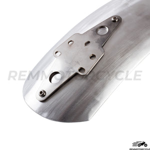 Front Fender for TRIUMPH Bonneville Scrambler in Aluminum with Supports