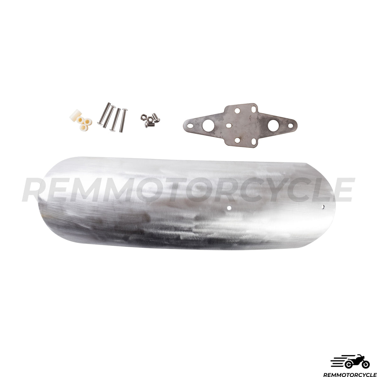 Front Fender for TRIUMPH Bonneville Scrambler in Aluminum with Supports