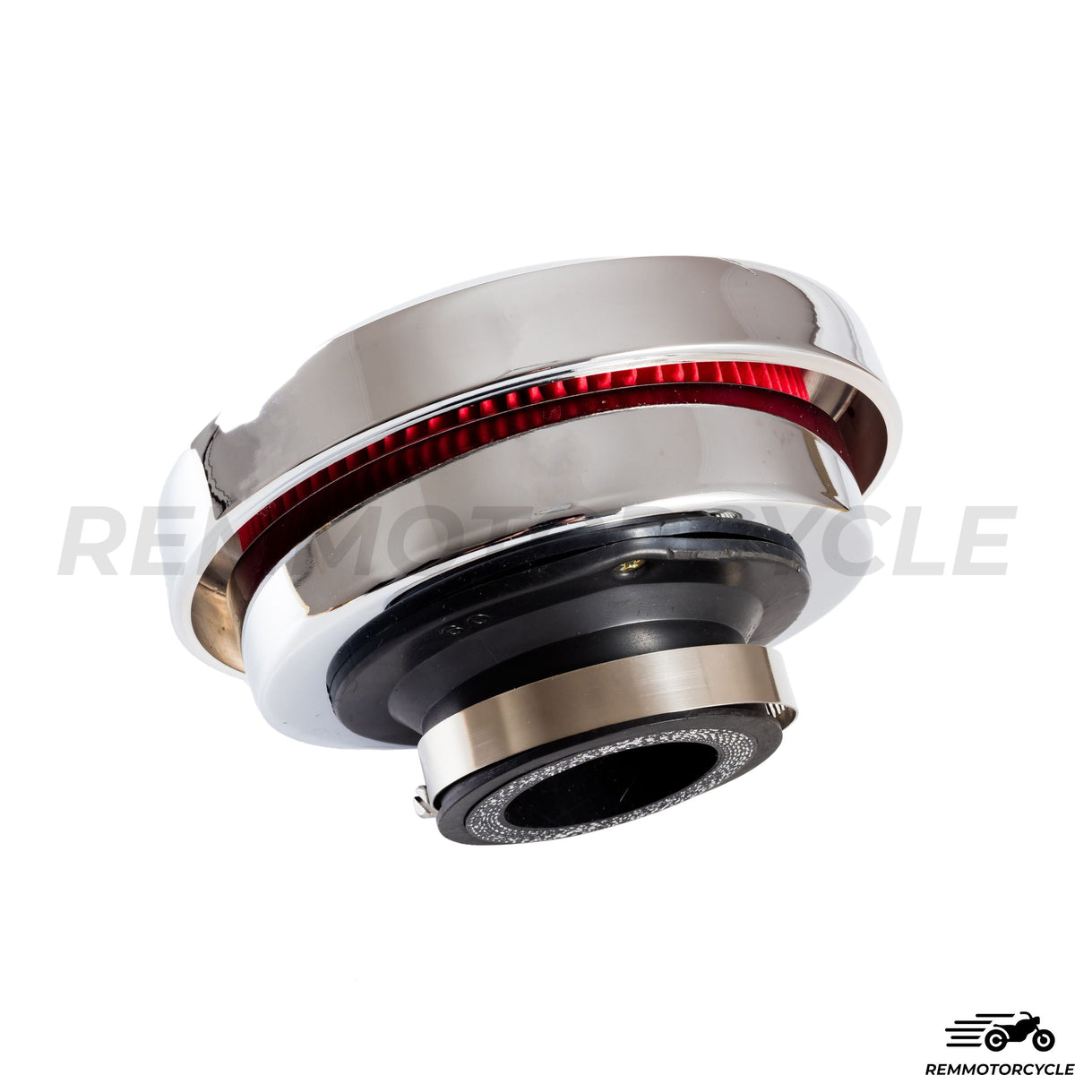 Bobber air filter Chopper metal chrome