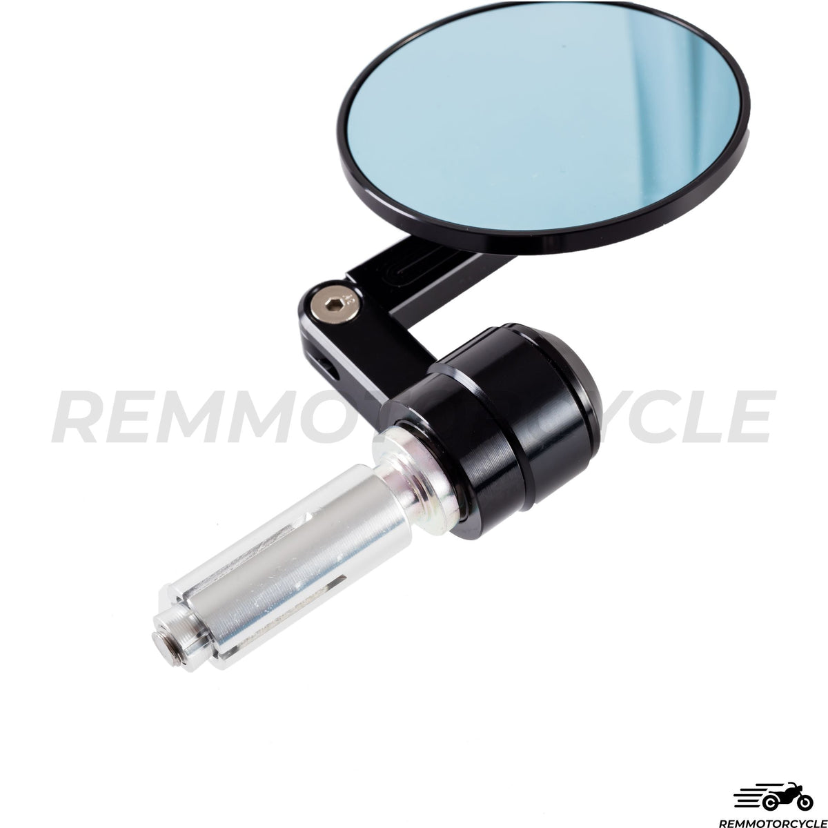 Pair of CNC Adjustable Handlebar End Mirrors