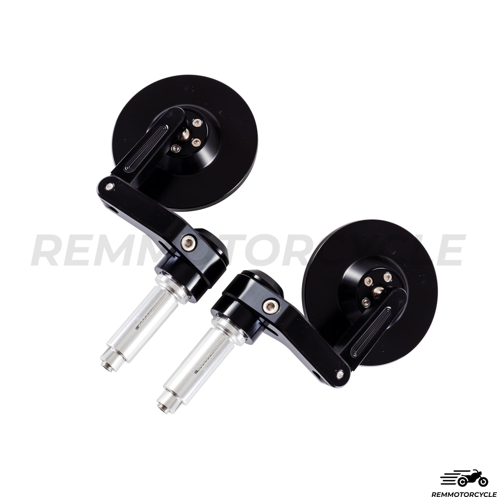 Pair of CNC Adjustable Handlebar End Mirrors