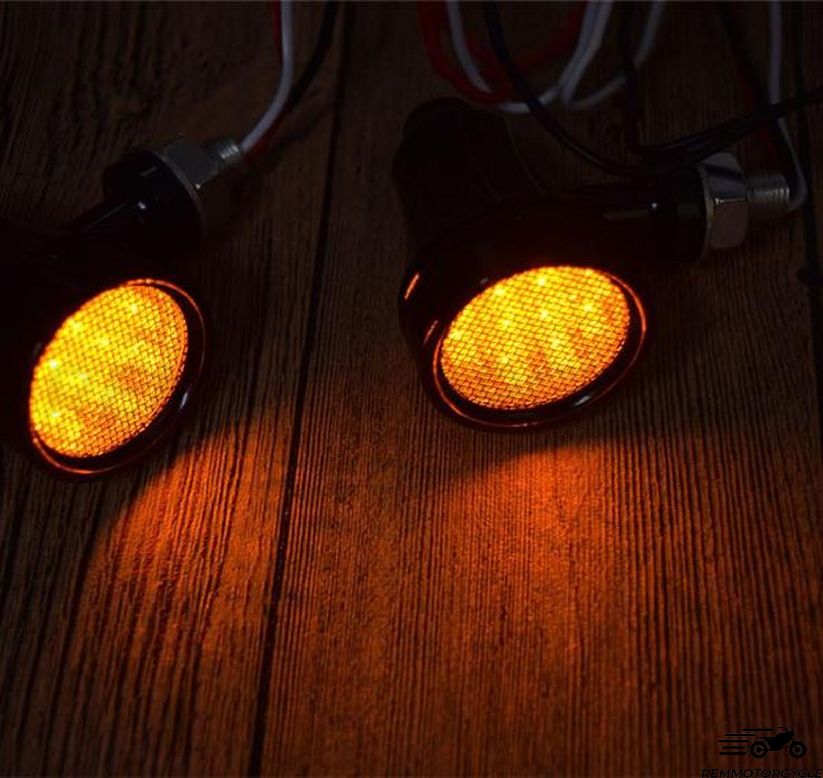 Pair of CNC Indicators Grid Black, Chrome or brass