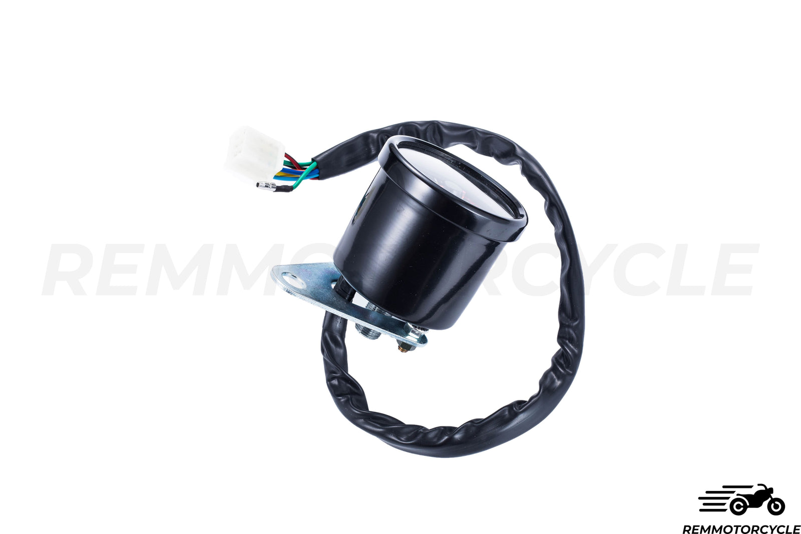 Universal Motorcycle Speedometer Km/h Black or Chrome 5 Indicators