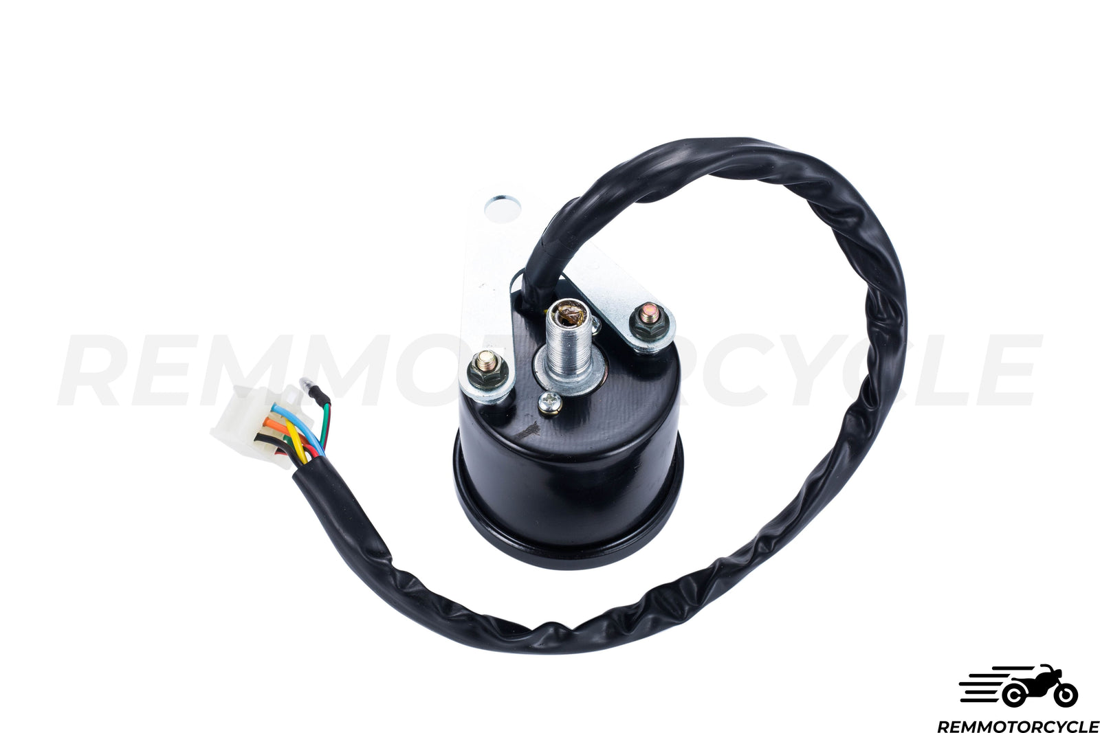 Universal Motorcycle Speedometer Km/h Black or Chrome 5 Indicators