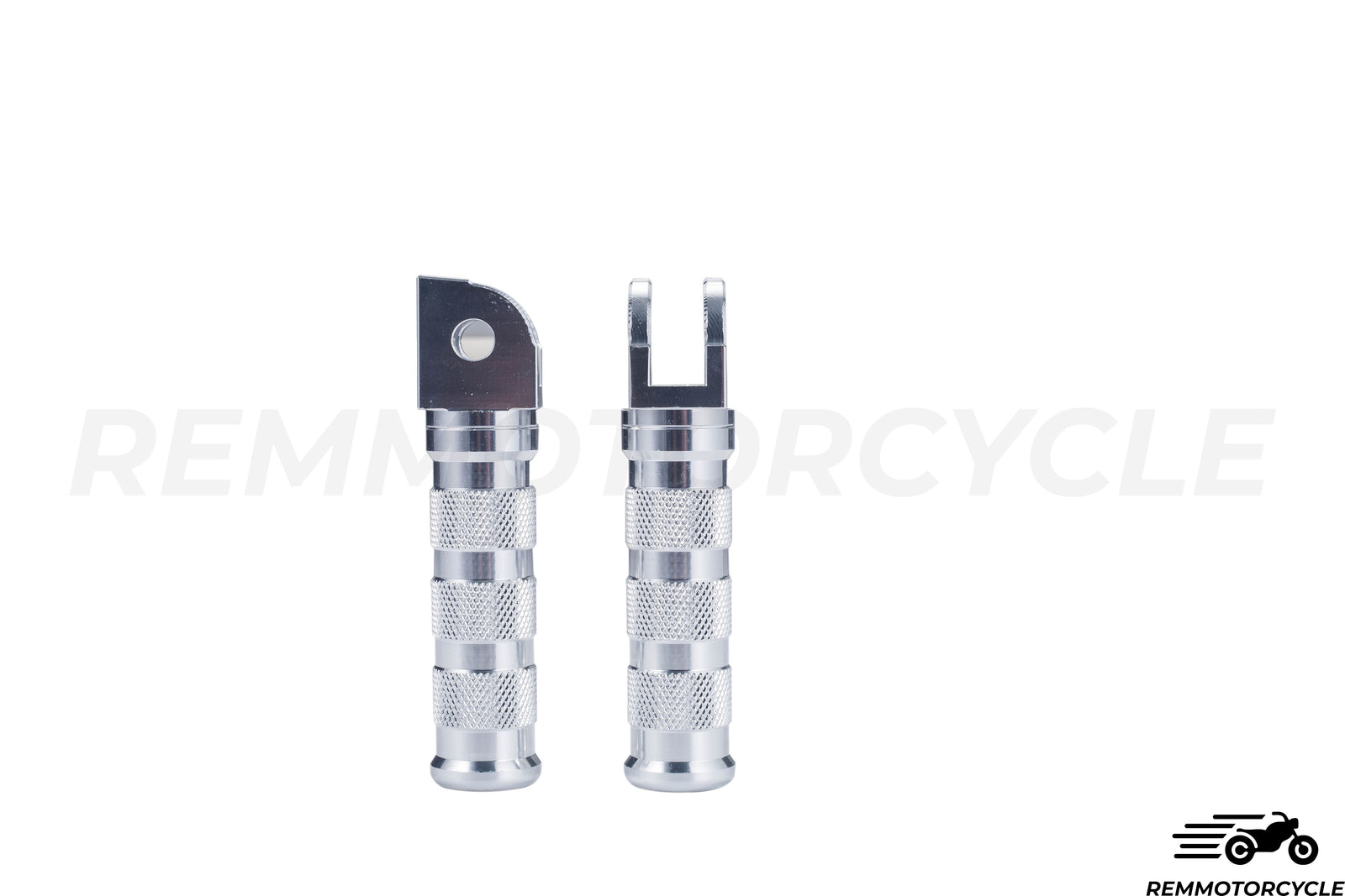 CNC aluminum footrests Chrome