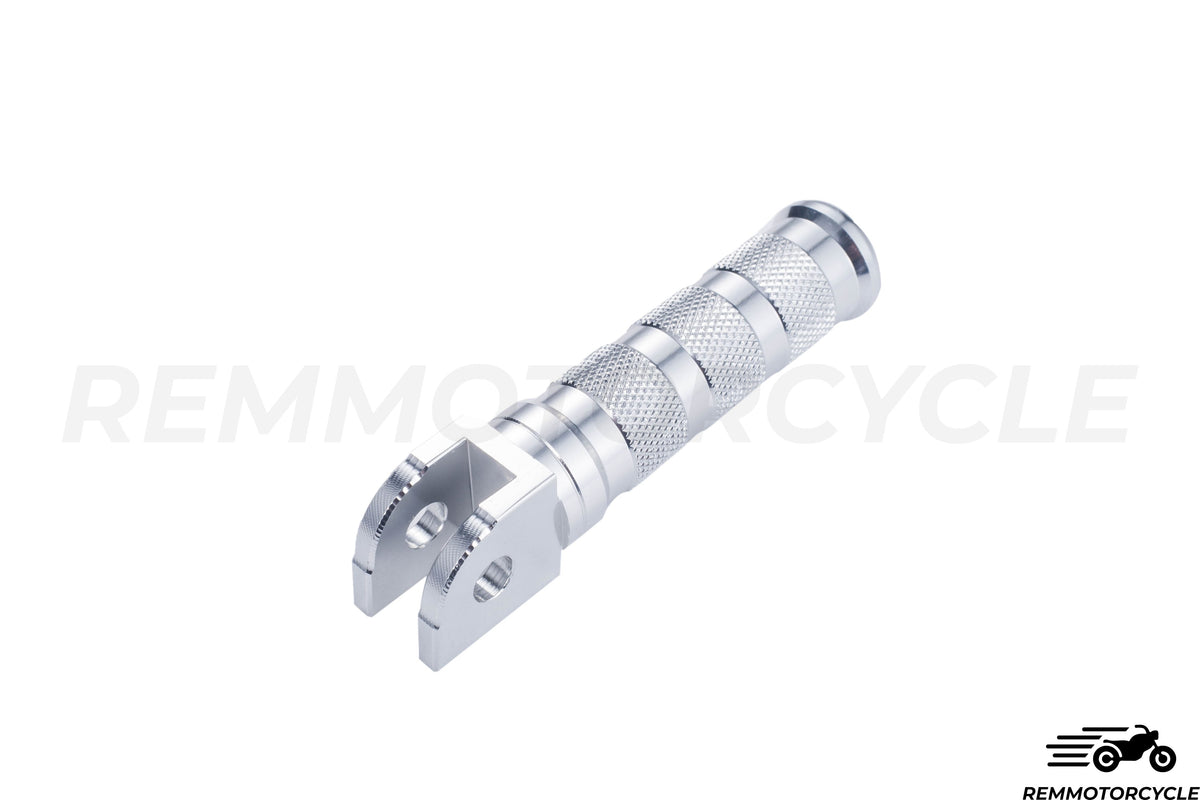 CNC aluminum footrests Chrome