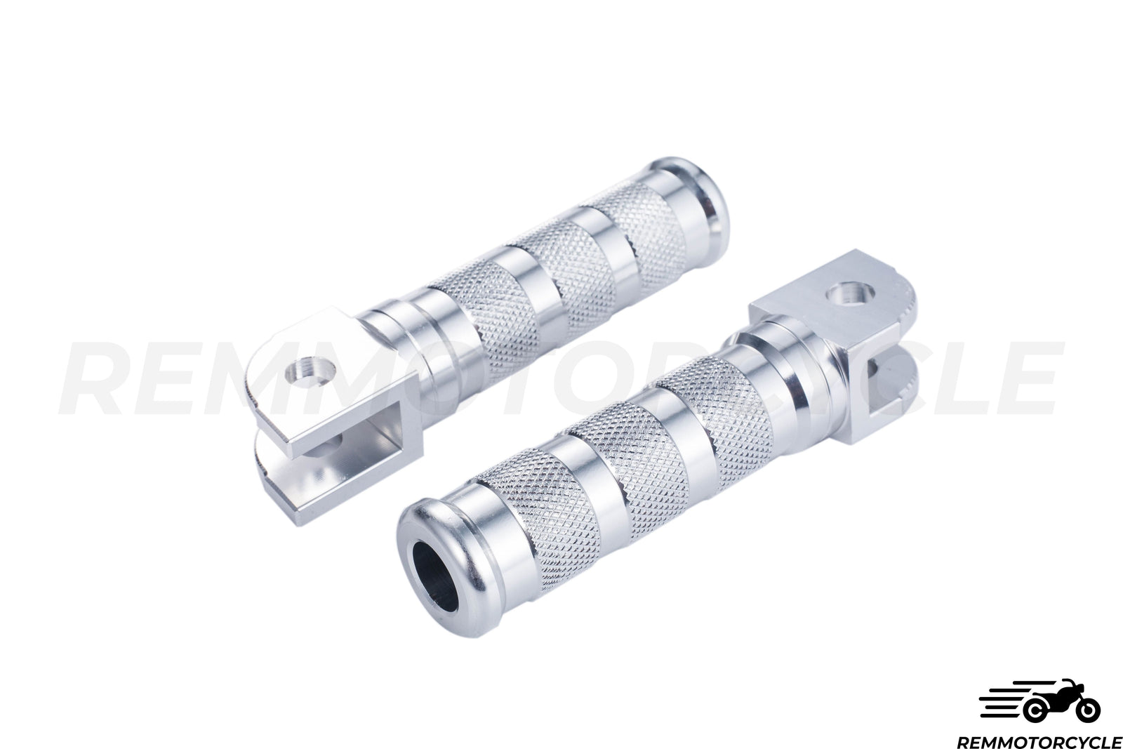 CNC aluminum footrests Chrome