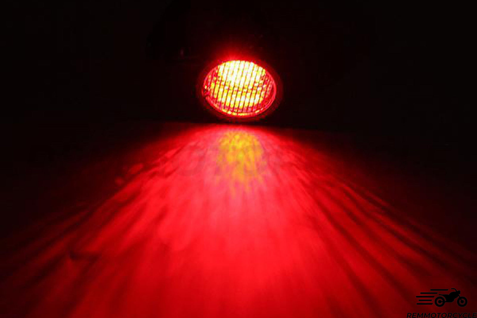 Taillight LED Aluminum Grid Black