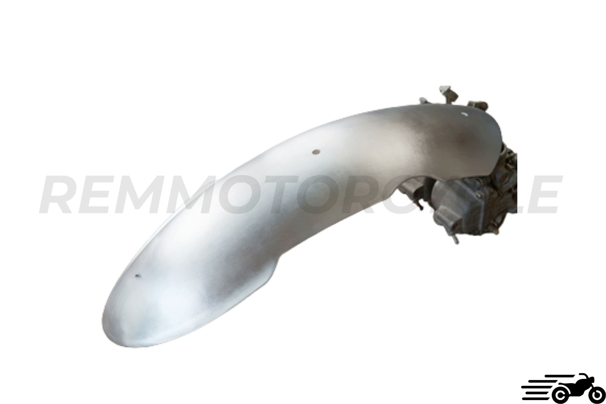 Scrambler Motorcycle aluminium fender with bracket