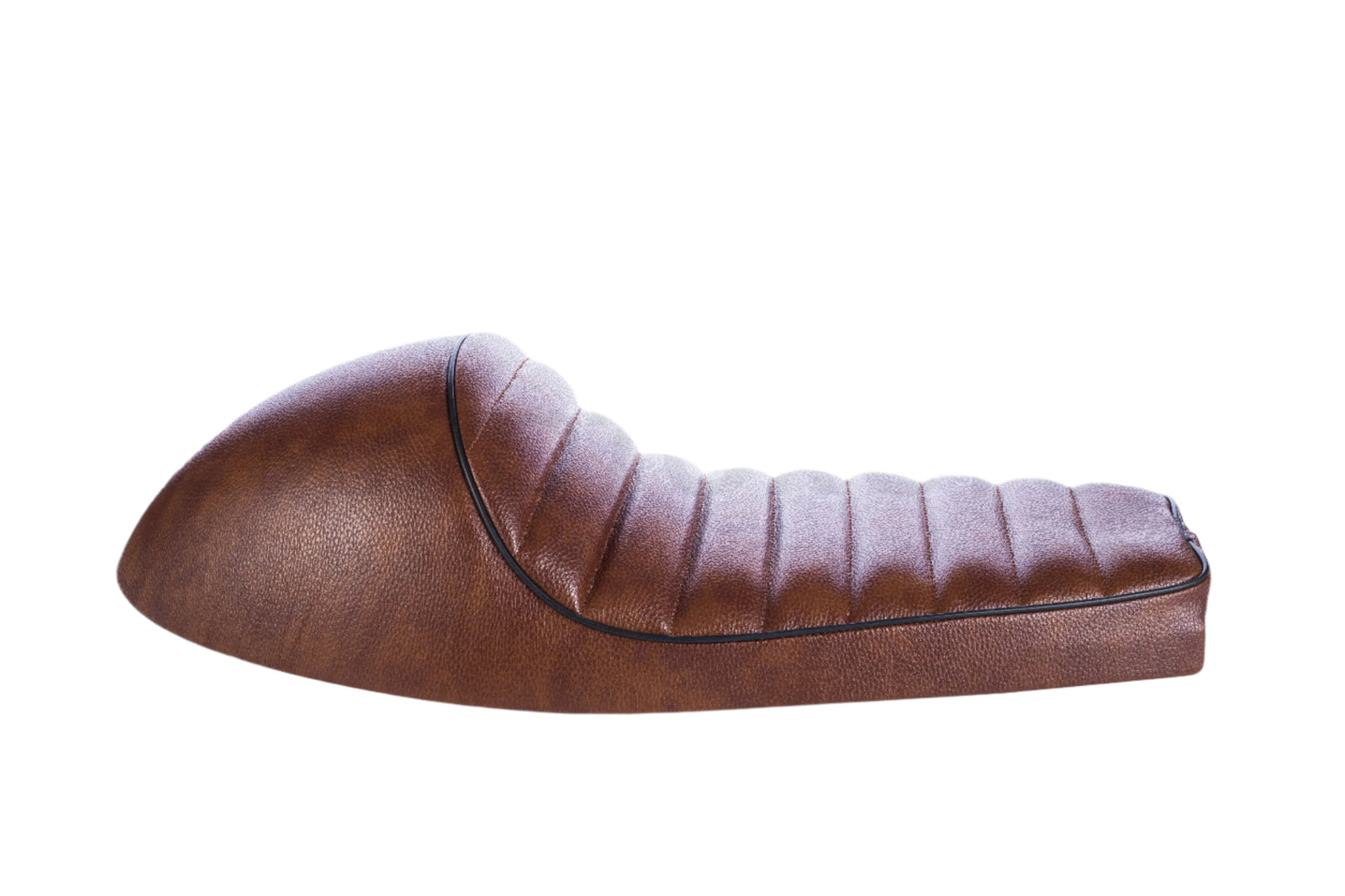 Seat brown cafe racer motorcycle