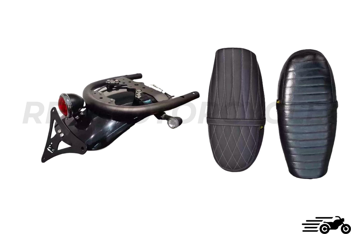 Kit Saddle + Buckle + Taillight + Plate solder Brixton Cromwell 1200