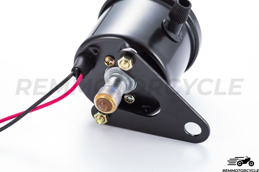 Speedometer Vintage Motorcycle km/h Universal Black with Black or White background