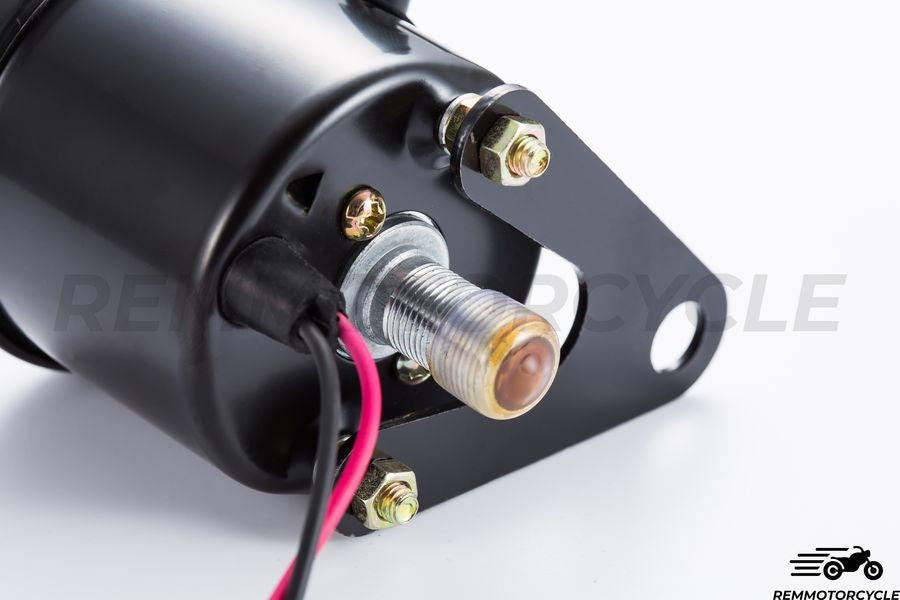 Speedometer Vintage Motorcycle km/h Universal Black with Black or White background