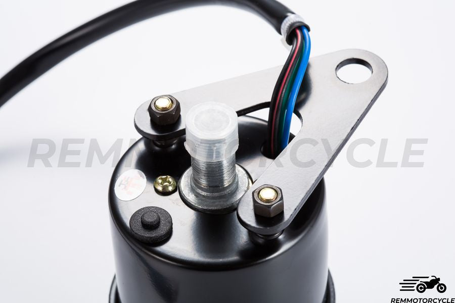 Digital Motorcycle Speedometer Km/h Classic Chrome or Black