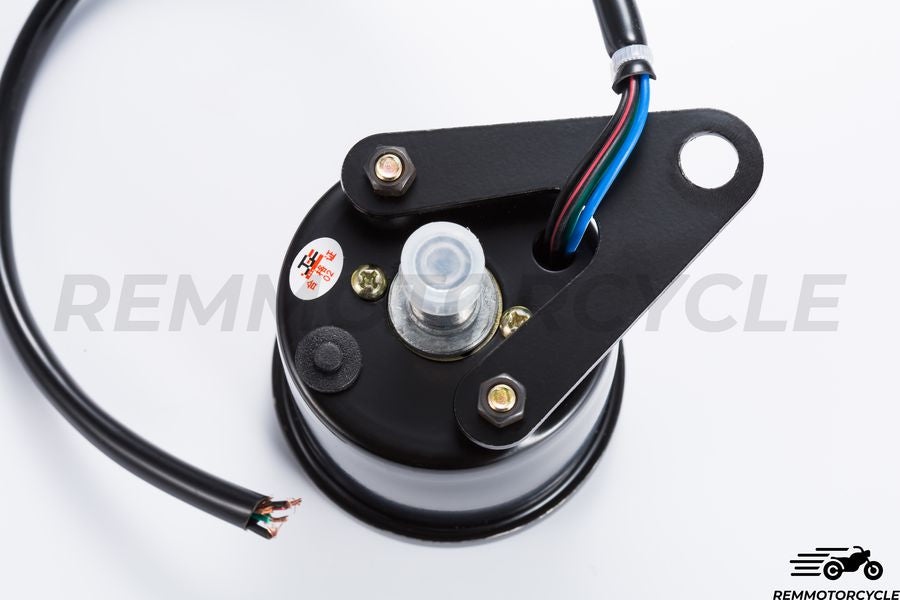 Digital Motorcycle Speedometer Km/h Classic Chrome or Black