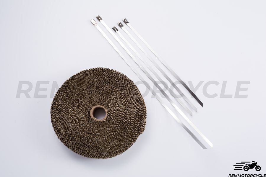 Thermal strip Motorcycle 1" * 59" with 12 Titanium necklaces