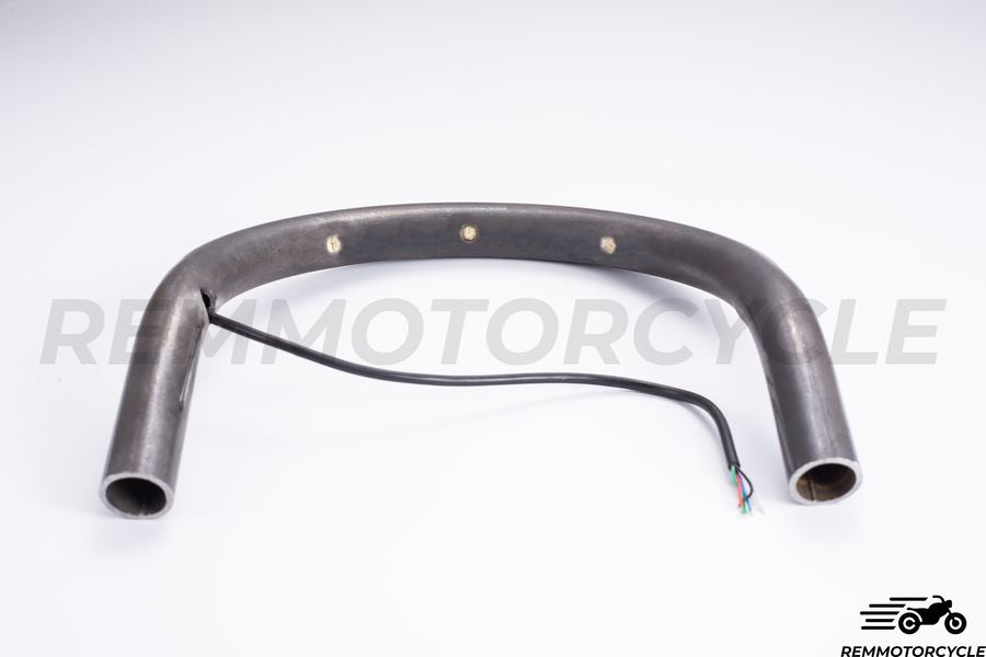 U frame back motorcycle LED strip with Integrated flat and Rebuilt Dia. 0.86 in (22 mm)