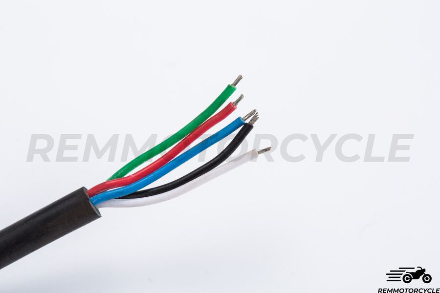 U frame back motorcycle LED strip with Integrated flat and Rebuilt Dia. 0.86 in (22 mm)