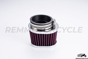 Air Filter ALU Oval Red